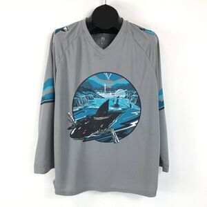 San Jose Sharks Open Water Promo Jersey Men's Medium Jeff McMillan Hockey NHL